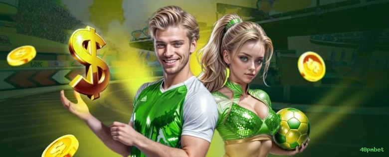 Imagem promocional da 40pmbet mostrando a plataforma e suas vantagens